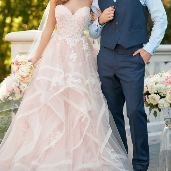 WHITE Stella York Wedding Dress 6432 - Picture 1 of 6